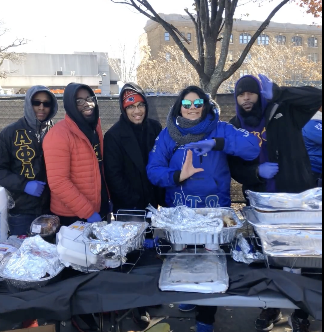 Our Chapter sister Michelle feeding the homeless in Jersey City