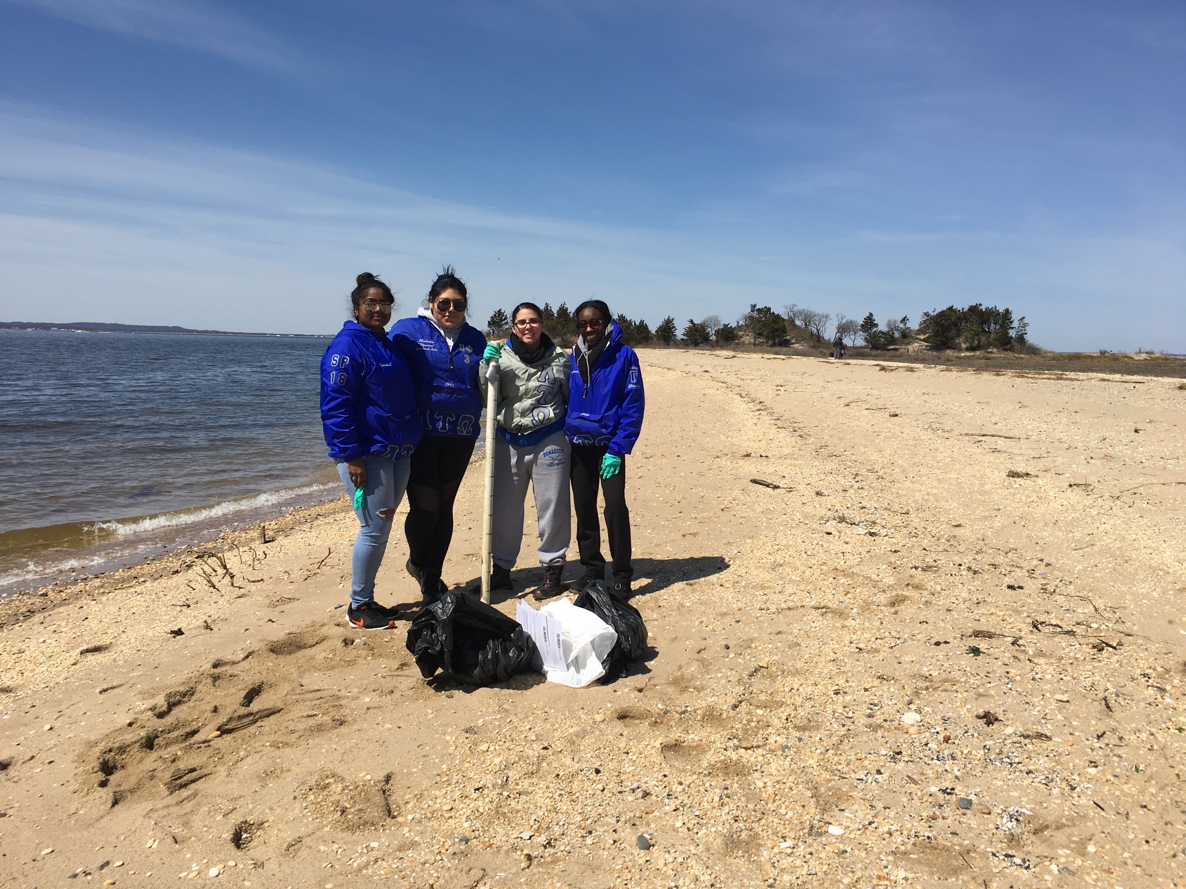 Beach Sweeps 2018 with our sisters!