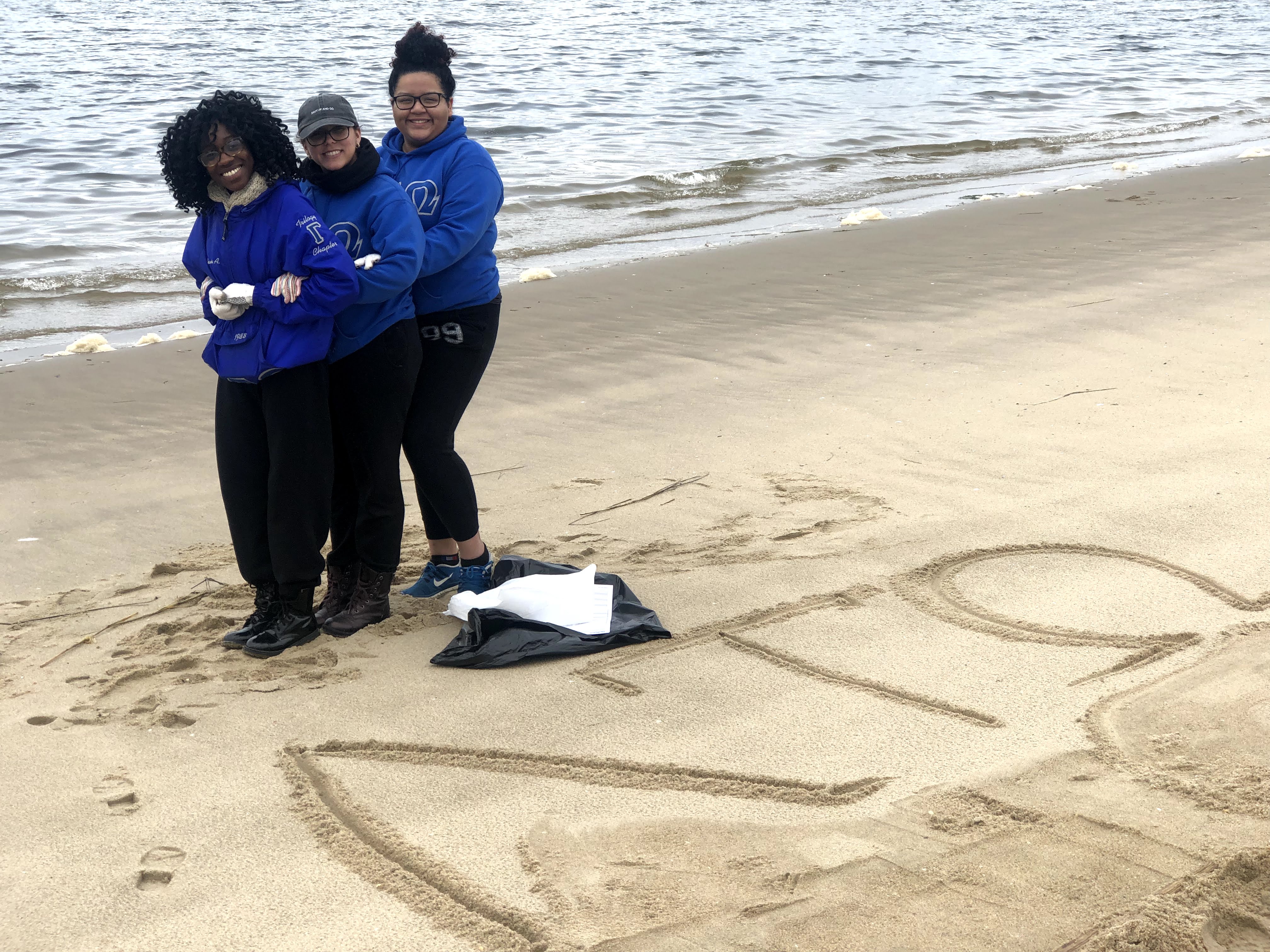 Beach Sweeps 2018 with our sisters!