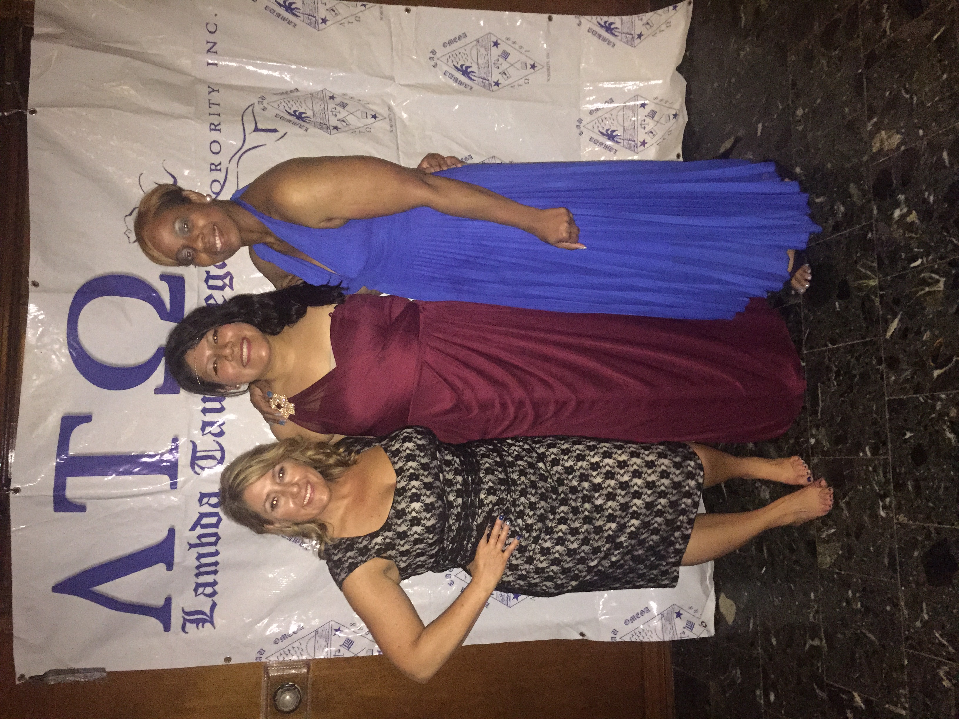 OUR CHAPTER SISTRS MICHELLE, KIMBERLY AND JENNIFER