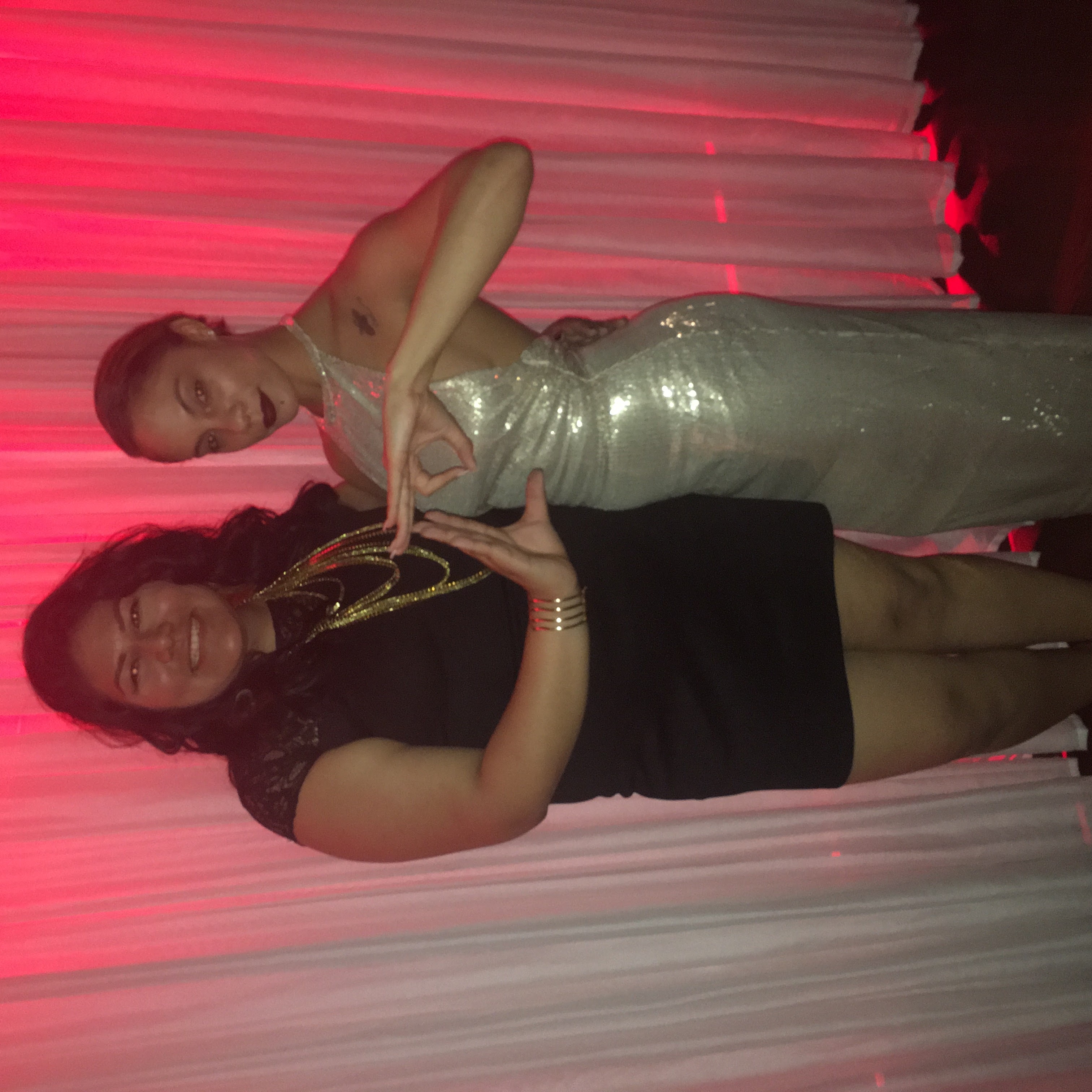MICHELLE AND JESSICA SNELL AT SEA FORMAL