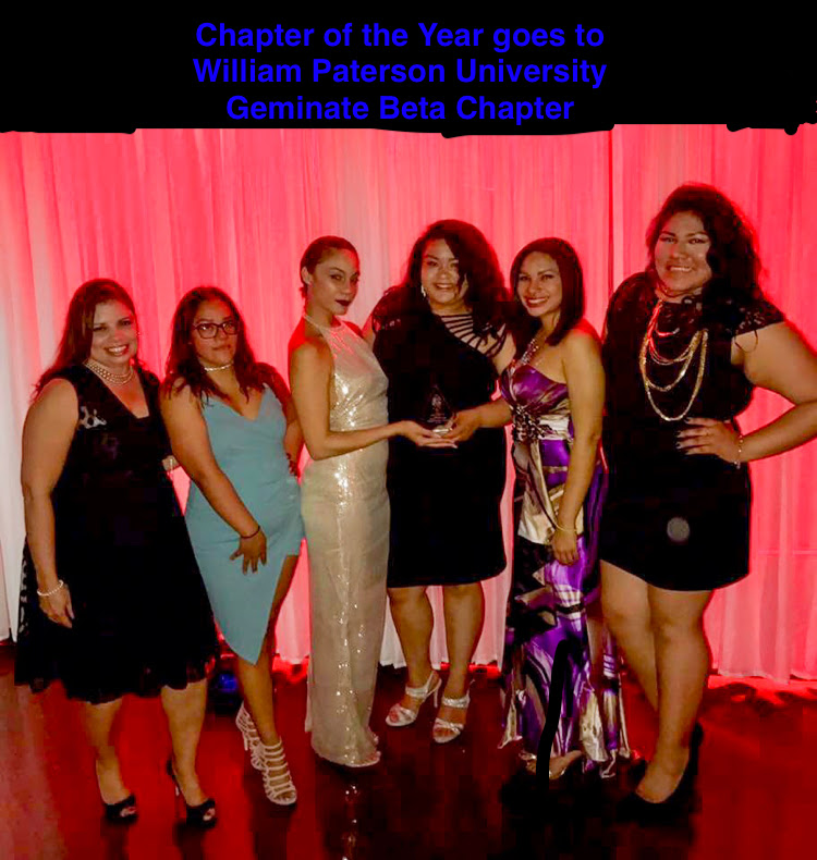OUR GEMINATE BETA CHAPTER AFTER THEY WON CHAPTER OF THE YEAR FOR 2017.